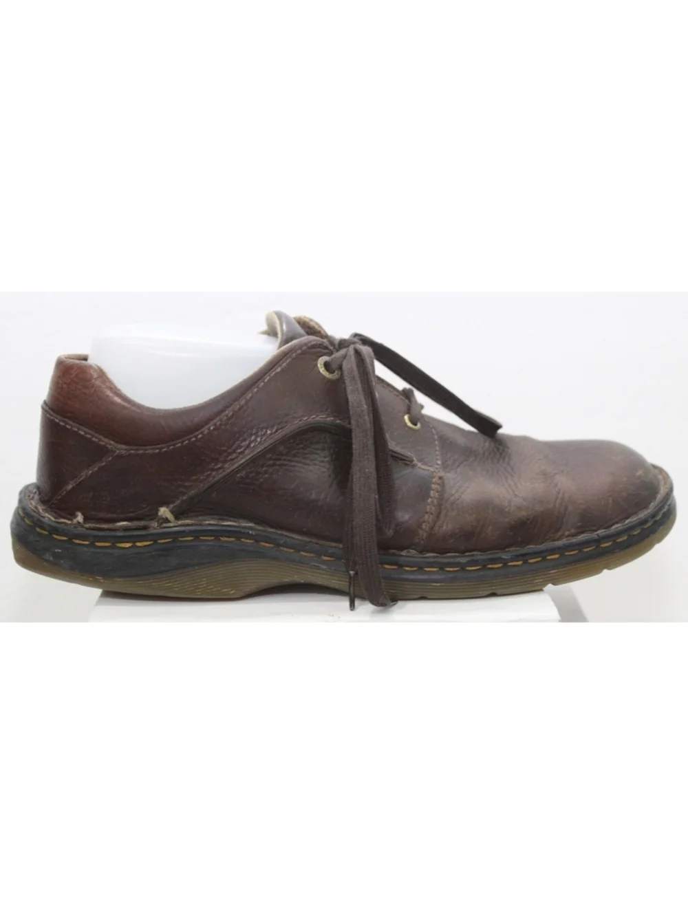 Vintage Dr. Martens 11194 Brown Pebbled Leather Oxford Shoes Boots Mens Size 11